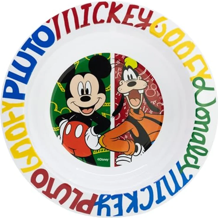 Disney Mickey Mouse Kindergeschirr ab 4 Jahren Schale für Kinder mikrowellengeeignet – Bild 2