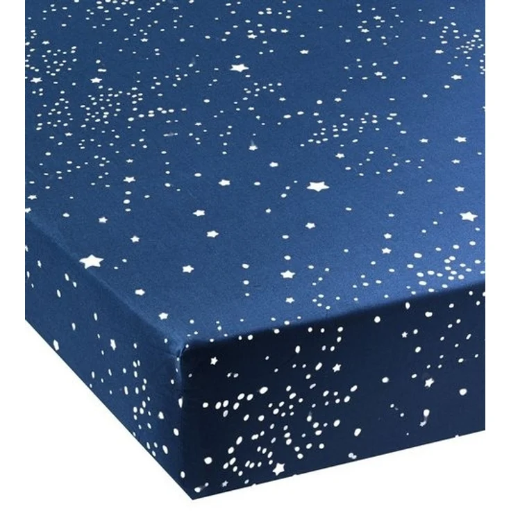 VERTBAUDETKinder Spannbettlaken „Eisbär“dunkelblau90x140 – Bild 2