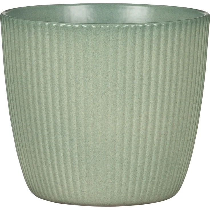 Scheurich Aura, Blumentopf aus Keramik, Farbe: Jade, 23,2 cm Durchmesser, 21,3 cm hoch, 11,465 l Vol. – Bild 1