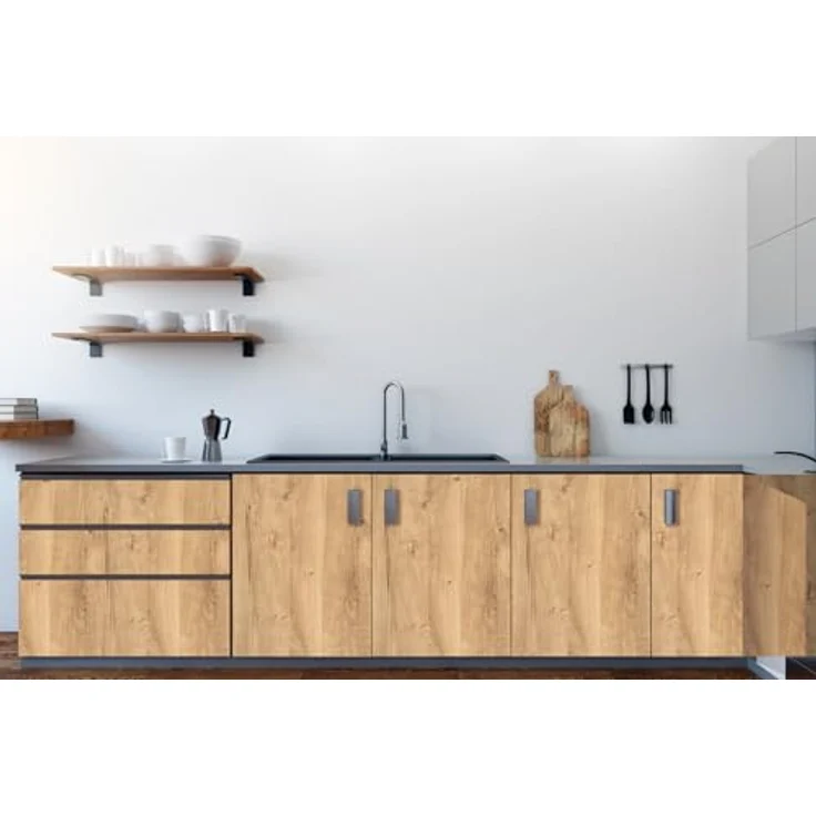 d-c-fix Möbel-Klebefolie Ribbeck Oak, 90 cm x 5 m - abwaschbare und Selbstklebende Deko-Folie für Küche, Schrank, Tisch & Fensterbank - modern & nachhaltig – Bild 2