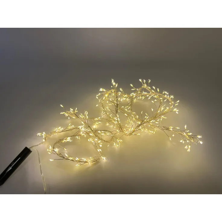 Tropfen Lichterkette 400er LED warmweiß Transformator Weihnachtsbeleuchtung