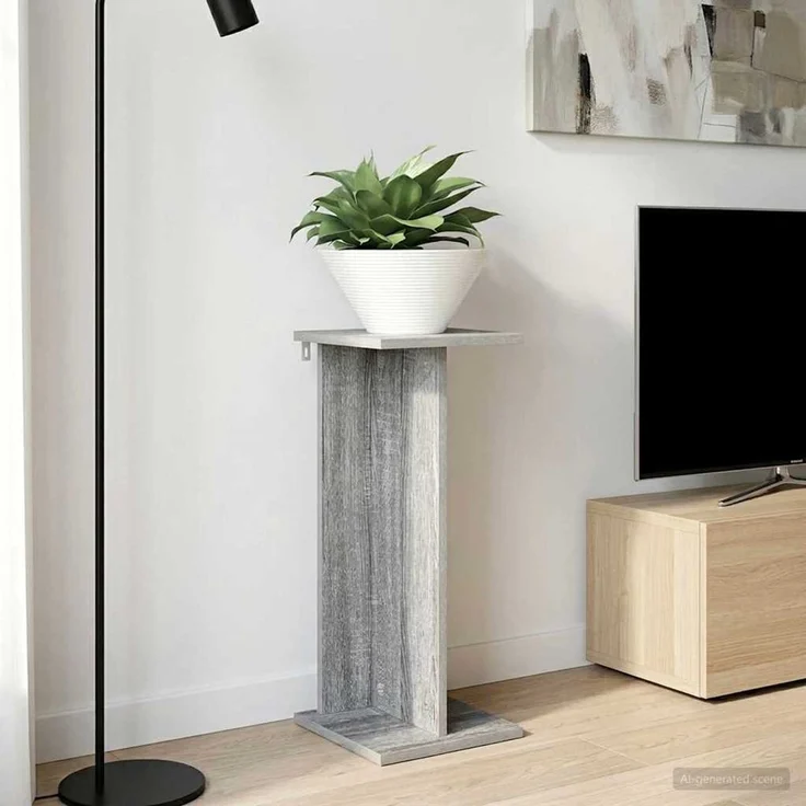 vidaXL Pflanzenständer 2 stk. Sonoma-Grau 25 x 25,5 x 60,5 cm 899669 – Bild 4