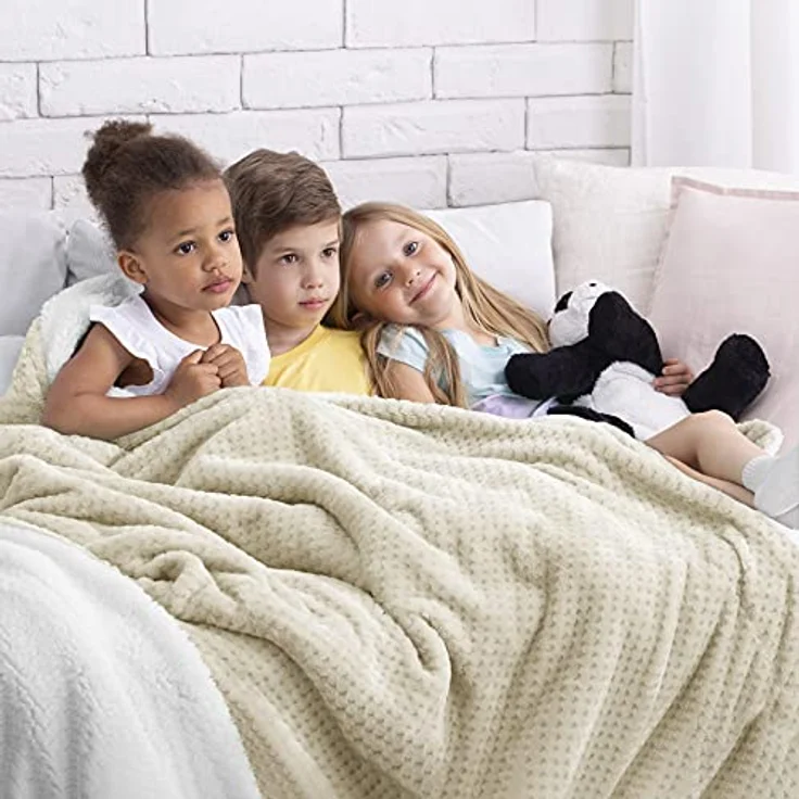 Wohndecke Kuscheldecke Tagesdecke Wohndecke Sofadecke Decke XXL, AmeliaHome, Kuscheldecke, 2 Farbig, Wendedecke – Bild 7