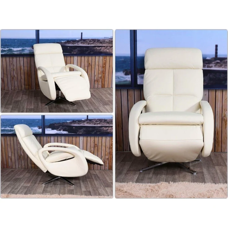 MCW Relaxsessel MCW-L11, Sessel durch Gewichtsverlagerung neigbar,Um 360° drehbar – Bild 2