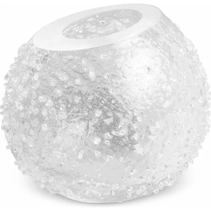 Casa Padrino Luxus Glas Vase Ø 26 x H. 24 cm - Mundgeblasene Blumenvase - Deko Blumenvase - Deko Accessoires - Deko Glas Vasen - Luxus Accessoires – Bild 1