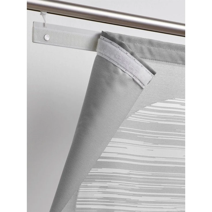 heine Gardine Schiebevorhang (1 St), Klettschiene, halbtransparent – Bild 4