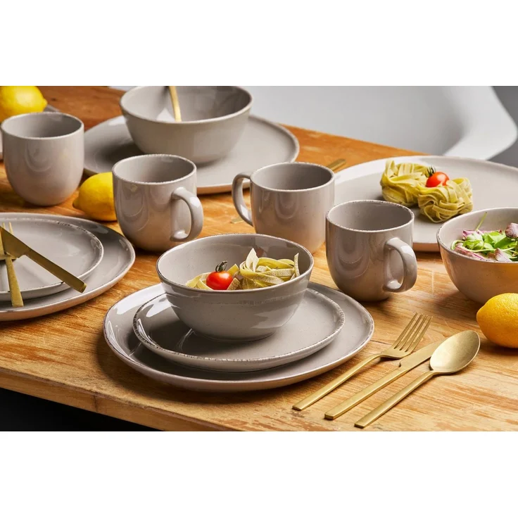 van Well Dessertteller Urban, Teller 20 cm, 6 Stück, (6 St), Teller Set, spülmaschinen- und mikrowellengeeignet – Bild 2