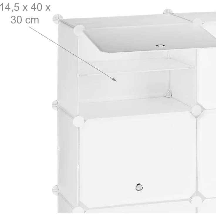 Schuhschrank Stecksystem 24 Fächer – Bild 5