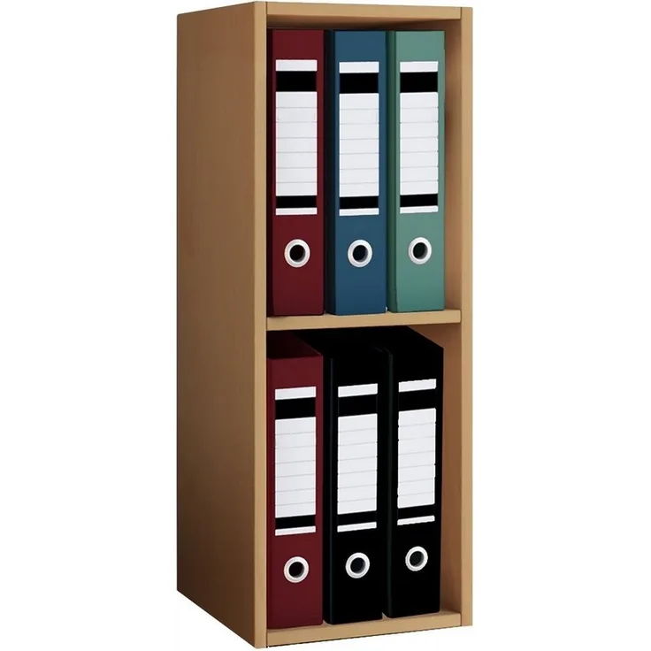 VCM Büroregal & Bücherregal Offas 916746 Buche H. 72 x B. 34 x T. 30 cm