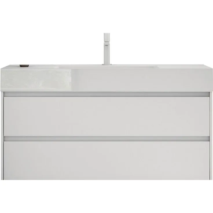 Mai & Mai Badmöbel-Set Badezimmermöbel 120cm Waschbecken Waschtisch mit Unterschrank Deep