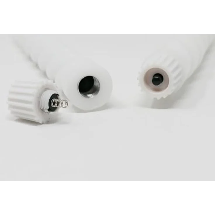 LED-Kerzen Flamme Shine 2er Set Wachs Weiß H 245cm Ø 21cm – Bild 5