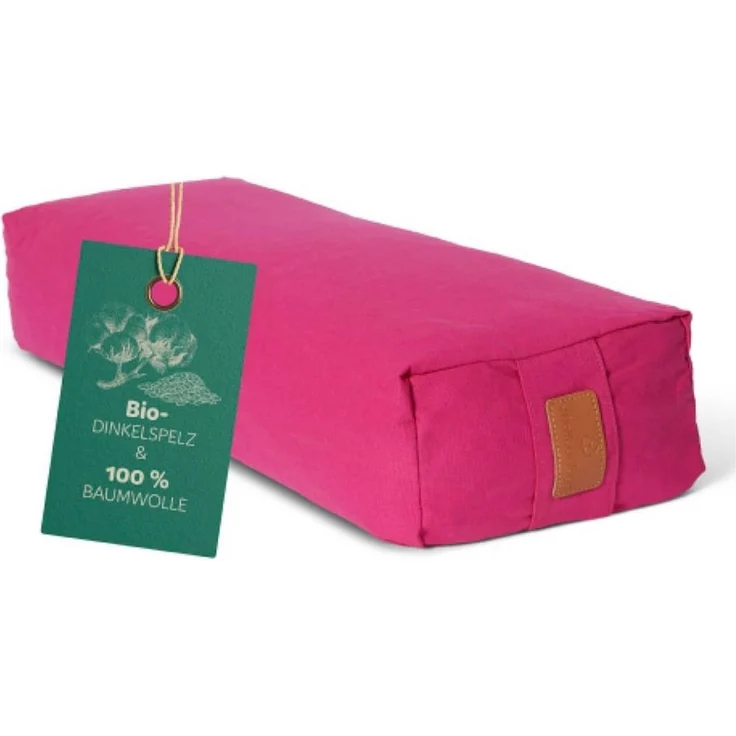 #DoYourYoga Yogakissen Yoga Bolster Paravati, gefüllt mit Bio-Buchweizenschalen,Yogakissen 67x22x13cm – Bild 1