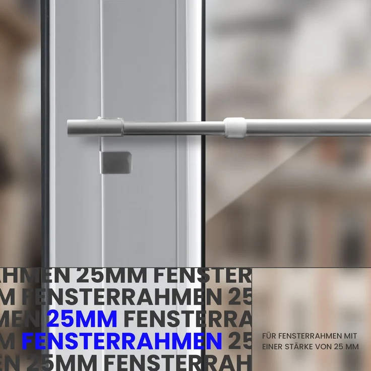 Bestlivings Klemmstange Silber (Fit) 60-80 cm – Bild 3
