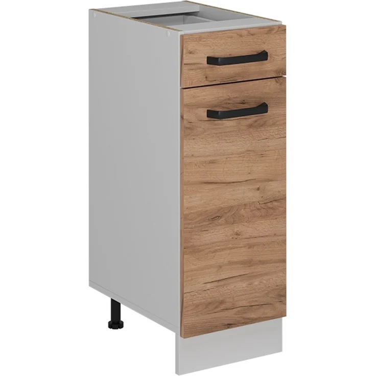 Küchenfront R-Line Goldkraft Eiche 29.6 x 70.8 cm Möbelfront für den Schubunterschrank Vicco – Bild 5