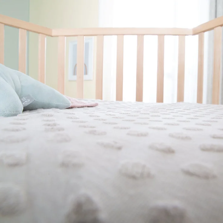 roba Laufgitter 6-eckig + Schutzeinlage 'Lil Planet' grau - Spielgitter hexagonal aus Bio-Buche - 3-fach höhenverstellbar - Massivholz – Bild 5