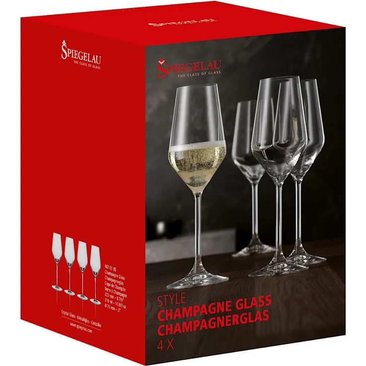 SPIEGELAU 4670185 STYLE Champagnerglas 4er Set – Bild 6