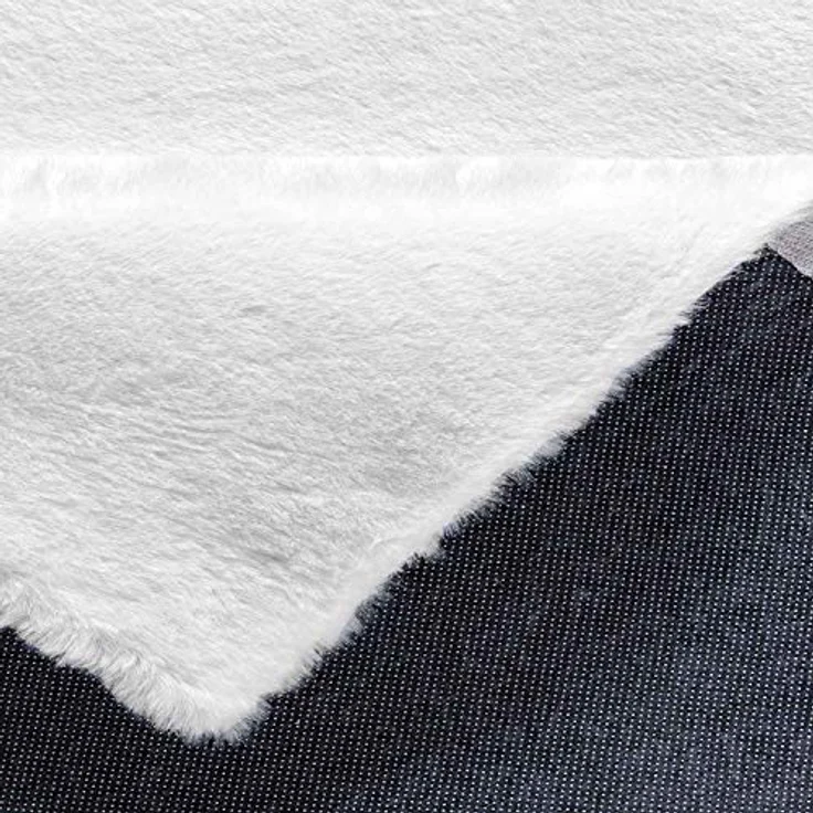 Vimoda Hochflor-Teppich Softy,hochwertiger Fellteppich Wohnzimmer, Rund, Höhe: 25 mm, Eleganter langflor Läufer, Einfarbig, kuschelig, waschbar – Bild 8