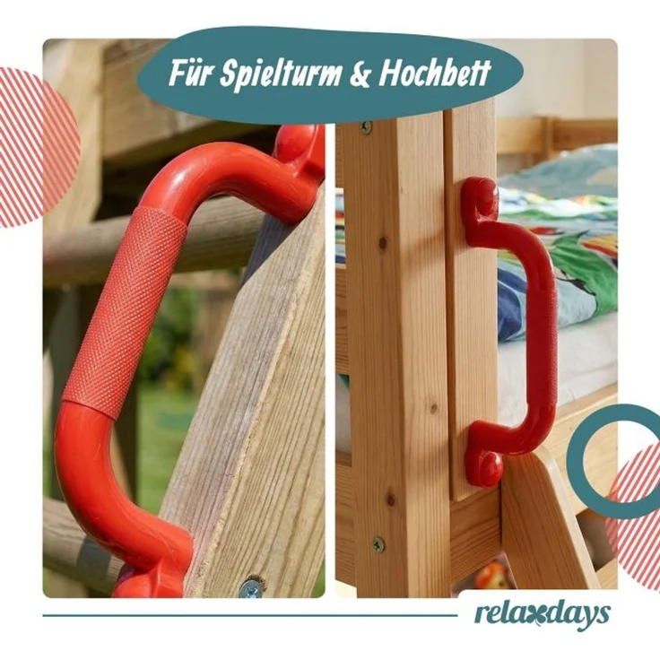 Relaxdays Klettergerüst-Griffe im Set – Bild 5