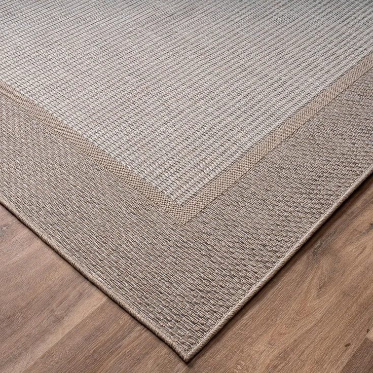 Paco Home In-& Outdoor Teppich Balkon Terrasse Küchenteppich Modernes Boho Ethno Muster, Grösse:133x190 cm, Farbe:Beige 7 – Bild 3