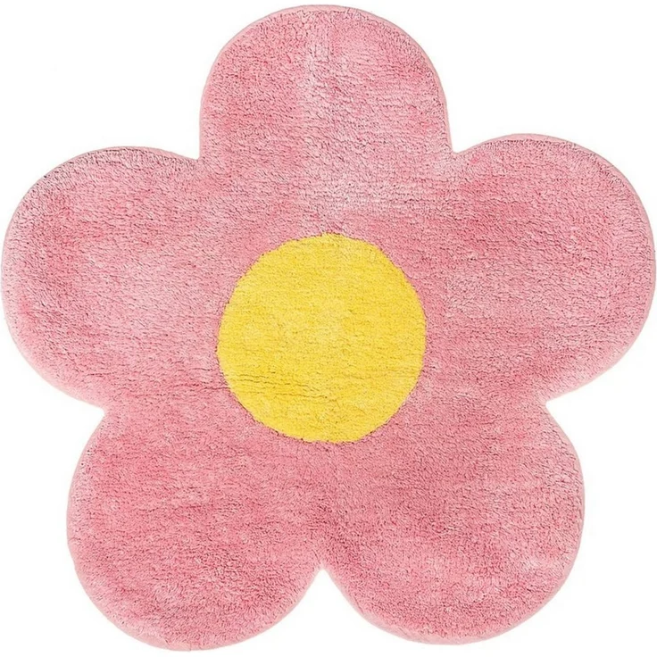 Sass & Belle Badematte Flower Blume, Höhe 10 mm, weich, Baumwolle, Blüte, ca. Ø 60 cm – Bild 3