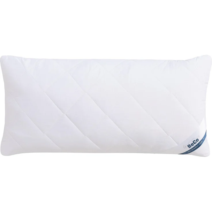 Beco Microfaserkissen Medibett, Kopfkissen, Füllung: Polyester, Bezug: Polyester oder Baumwolle, Bauchschläfer, Rückenschläfer, Seitenschläfer, Kissen 40x80 cm, 80x80cm, Allergiker geeignet (Hausstauballergiker) – Bild 1