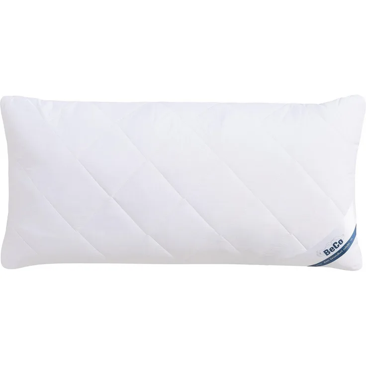 Beco Microfaserkissen Medibett, Kopfkissen, Füllung: Polyester, Bezug: Polyester oder Baumwolle, Bauchschläfer, Rückenschläfer, Seitenschläfer, Kissen 40x80 cm, 80x80cm, Allergiker geeignet (Hausstauballergiker)