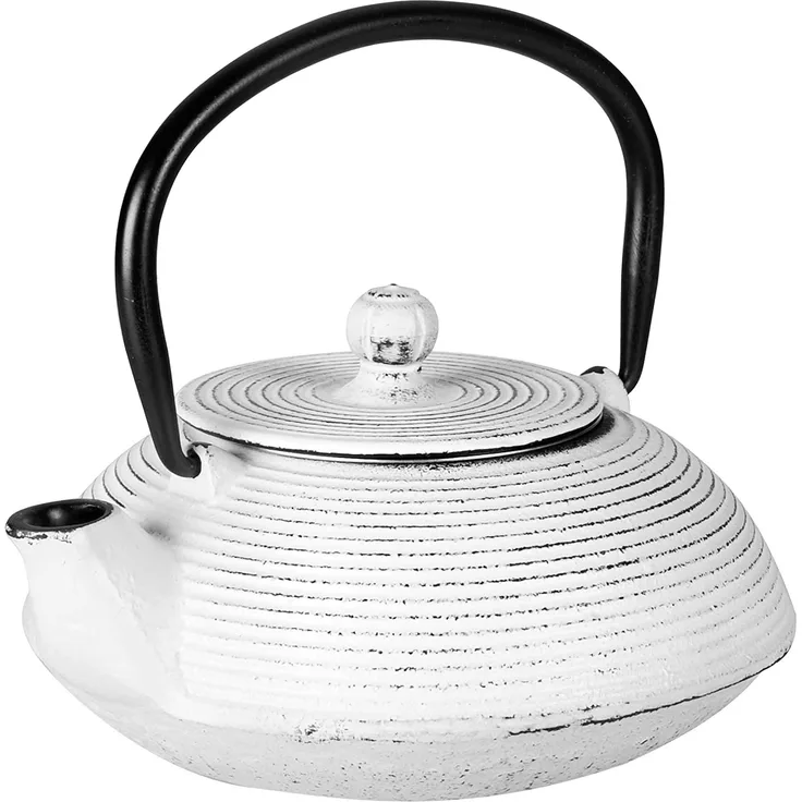 Lacor Teekanne Eisen Geschmolzen Weis 0,5 L, Gusseisen, Ivory, 16 x 15 x 9 cm