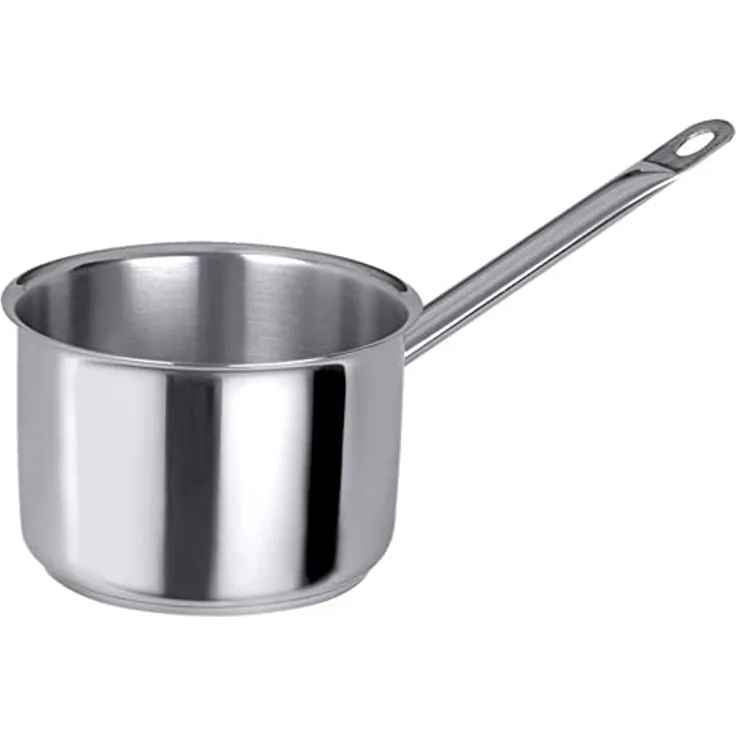 Contacto Edelstahl Stielkasserolle, hoch 14 cm