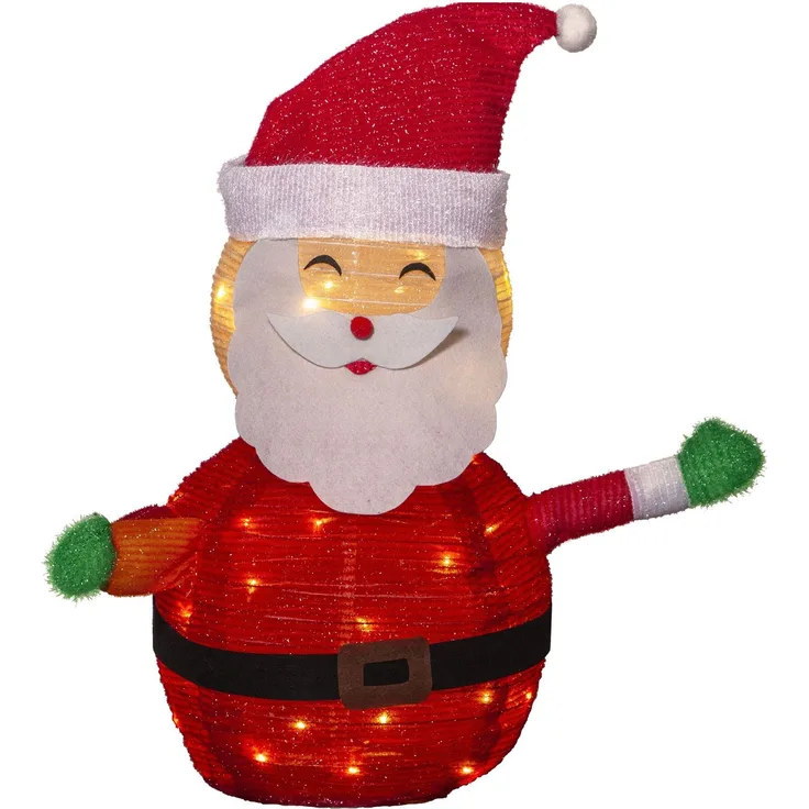 LED-Figur 'Tecidy', Santa, 45 warmwhite LED,