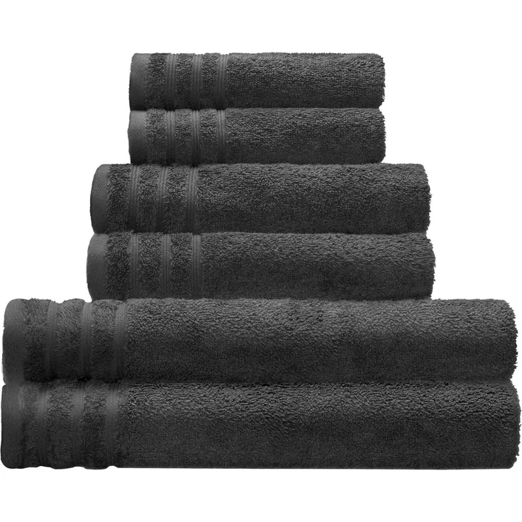 Kleine Wolke Duschtuch Royal, 1 Stück (70/140 cm), Frottier (1-St), Uni Farben, mit Bordüre, weich, auch in verschiedenen Sets erhältlich