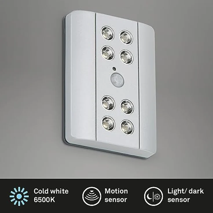 Briloner Leuchten Wandleuchte 2255081, LED fest integriert, 6500K - Kaltweiß – Bild 3