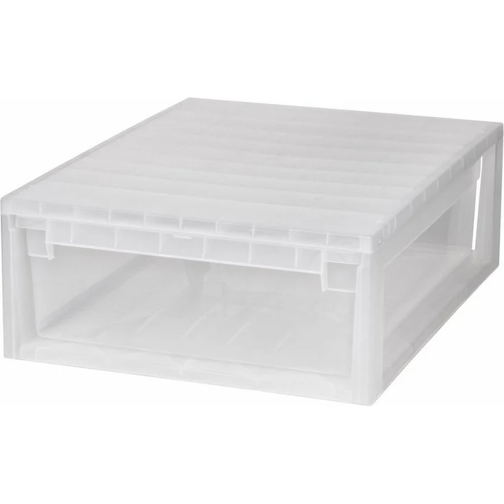 KreLeo Schubladenbox Set: 2 x Größe 52 XL, in Transparent, 22 Liter Volumen – Bild 2