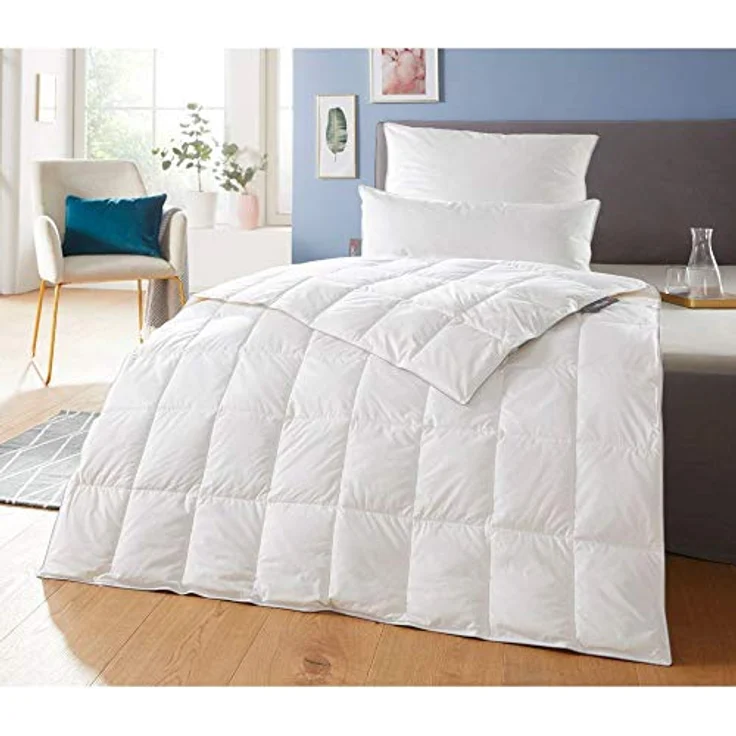 Badenia Daunendecke Trendline Comfort leicht 155 x 220 cm weiß – Bild 3