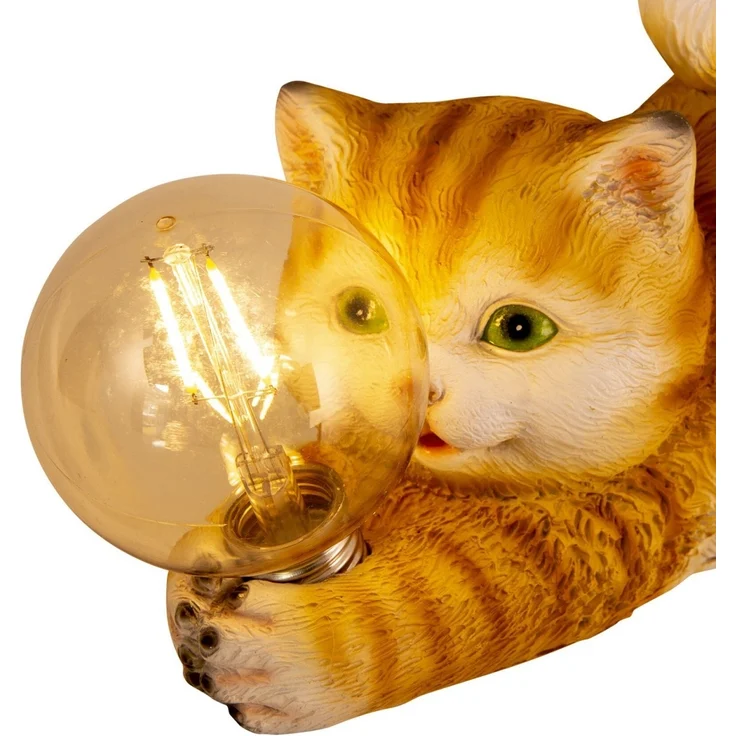 Solarleuchte Garten Katze Tier LED Solarlampe Außen Außenleuchte Solar 5265503 – Bild 6