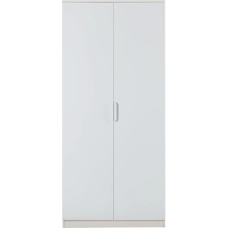 Kleiderschrank Eiselfing 176x80x52 cm 4 Fächer Weiß [en. casa] – Bild 6