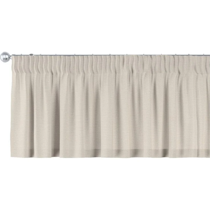 Dekoria Vorhang mit Kräuselband 130 x 40 cm, Leinen – Bild 1