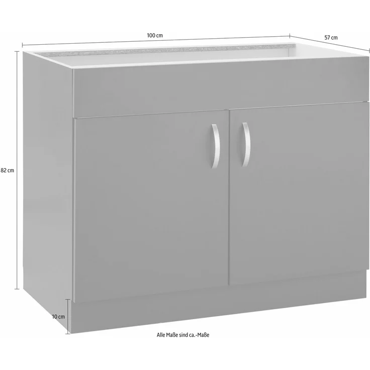 wiho Küchen Spülenschrank Flexi Breite 100 cm – Bild 4