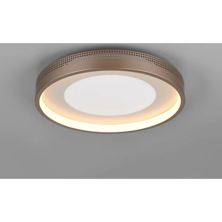 Moderne LED Deckenleuchte SOLEA getrennt schaltbar, Coffee Ø 40cm – Bild 3