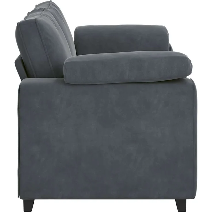 vidaXL Zweisitzer-Sofa Dunkelgrau 180x77x82 cm Samt 4105268 – Bild 4
