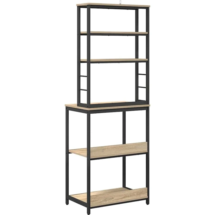 vidaXL Küchenregal Sonoma-Eiche 60 x 40 x 168 cm Holzwerkstoff 883881 – Bild 7