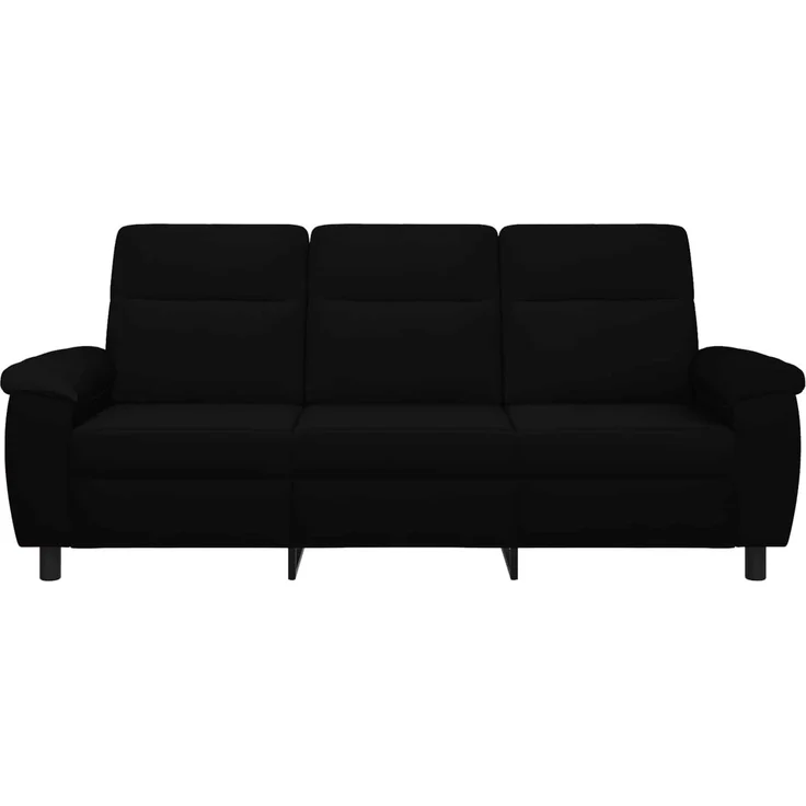 vidaXL Sofa Schwarz 214 x 90 x 95 cm Stoff 42040966 – Bild 3