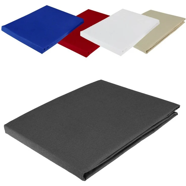 Casa Colori Betttuch Bettlaken 150x250 cm ohne Gummizug, Baumwolle, Gummizug: ohne, (1 Stück), ohne Gummizug – Bild 3