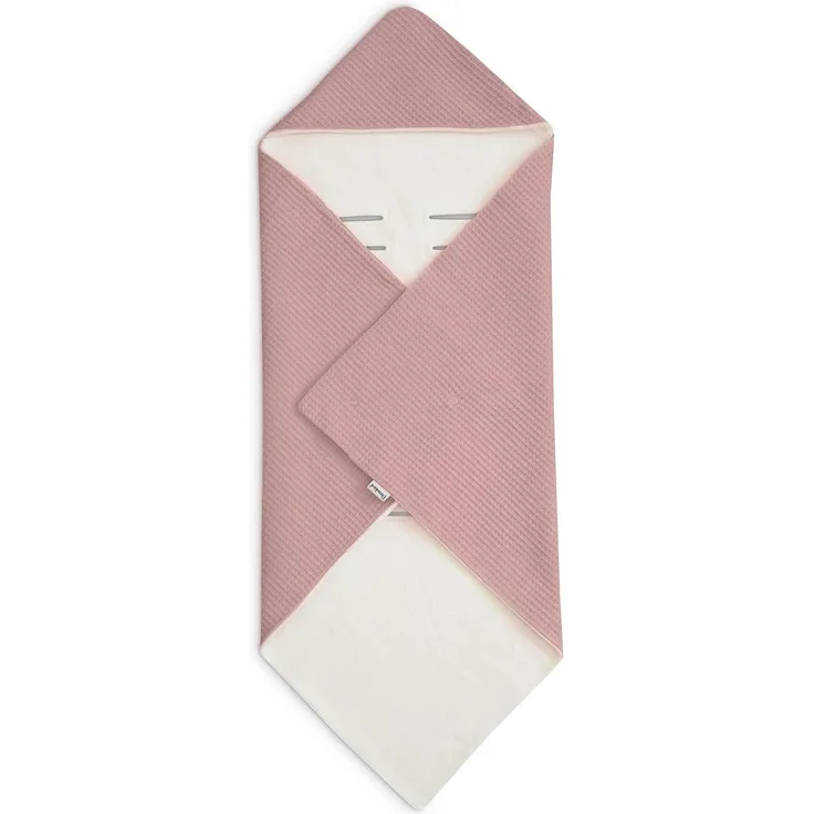 Einschlagdecke Babyschale, Babydecke für Kindersitz oder Kinderwagen, Ehrenkind, kuschelige Decke für Babys, Für das ganze Jahr