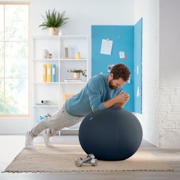 Leitz Sitzball Ergo Cosy 65 cm grau