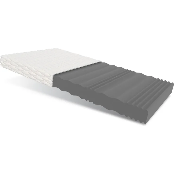 Matratze LIVIA 7 Zonen 140x200 profilierter Schaum H4 15 cm JERSEY