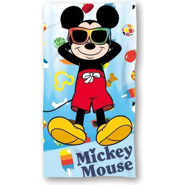 Disney 'Mickey Mouse' Badetuch, Baumwolle, 70x140 cm – Bild 1