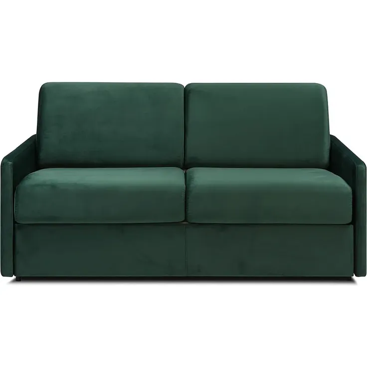 Vente-unique - CALIFE Sofa SamtStoff Grün - B 223 cm94 cm x H 85 cm x L 150 cm – Bild 2