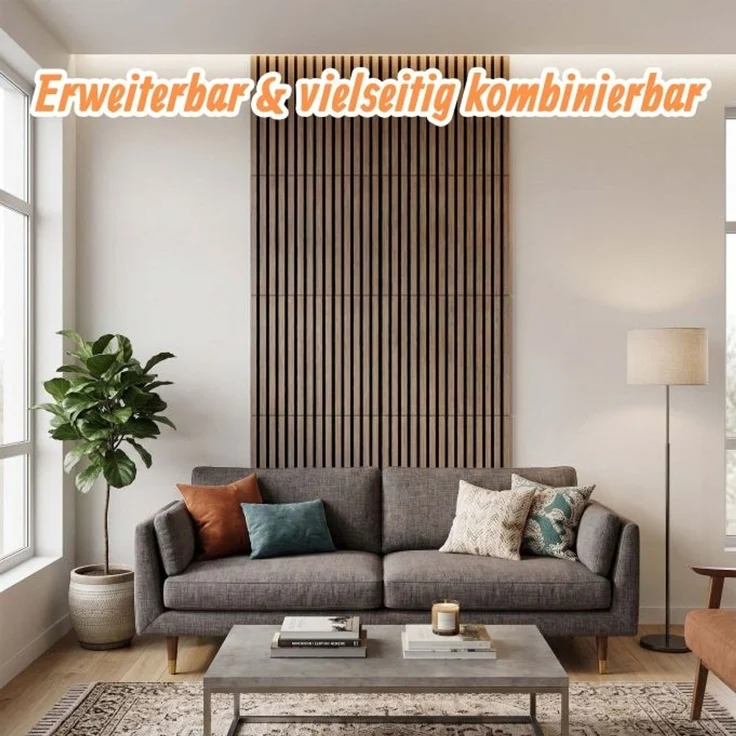 Akustikpaneele 4er Set 60 x 60 cm 10053403_9100 – Bild 3