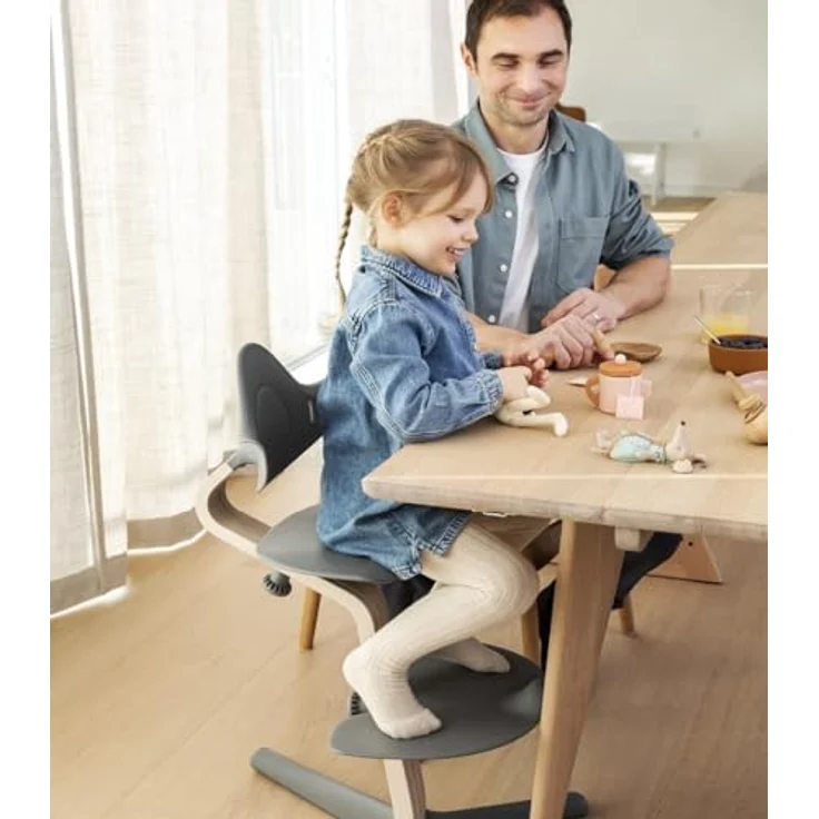 Stokke Nomi Hochstuhl Natural/Grey – Bild 3