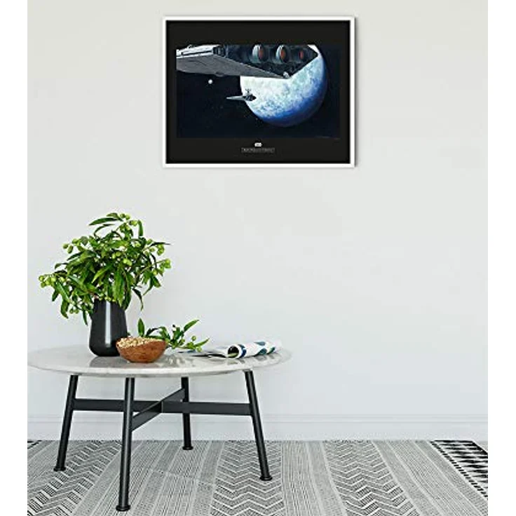 Komar Wandbild Star Wars Classic RMQ Hoth Orbit, Kunstdruck 70 x 50 cm, seidenmatte Oberfläche, fotorealistische Druckqualität, ohne Rahmen – Bild 2